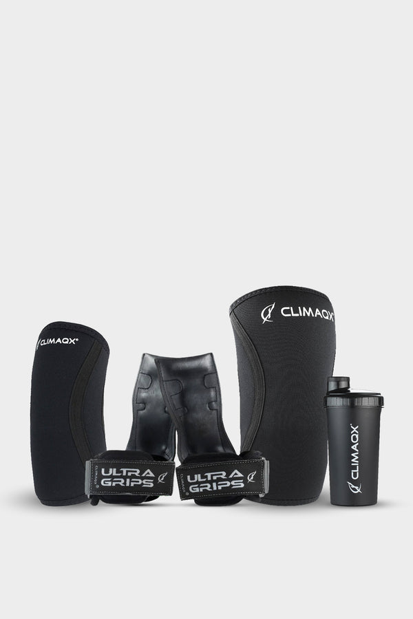 Bundle Essential Schwarz – Grips, Knie & Arm