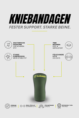 Kniebandage 2er Set für Kraftsport