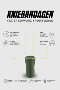 Kniebandage 2er Set für Kraftsport