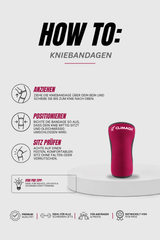 Bundle Essential Schwarz/Rot – Grips, Knie & Arm