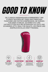 Kniebandage 2er Set für Kraftsport