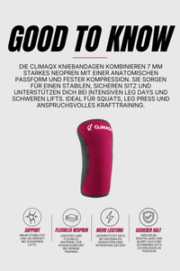 Kniebandage 2er Set für Kraftsport