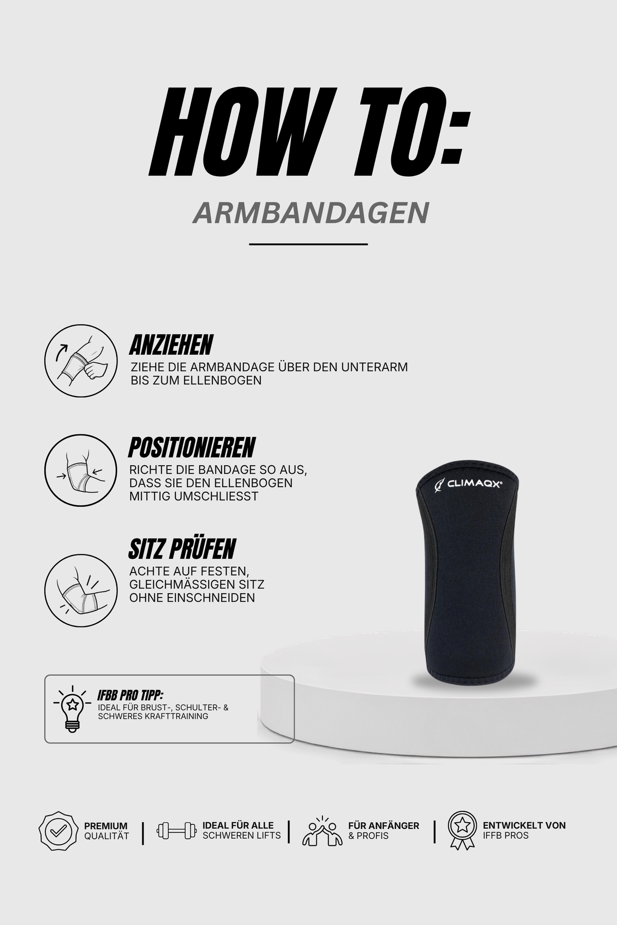 Bundle Protection Schwarz – Gürtel, Knie & Arm
