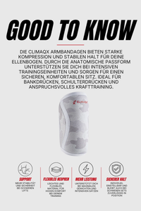 Bundle Protection White-Camouflage – Gürtel, Knie & Arm