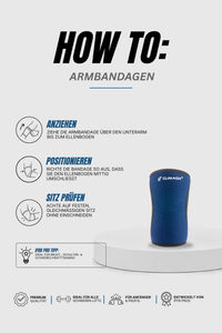 Bundle Protection Mitternachtsblau – Gürtel, Knie & Arm