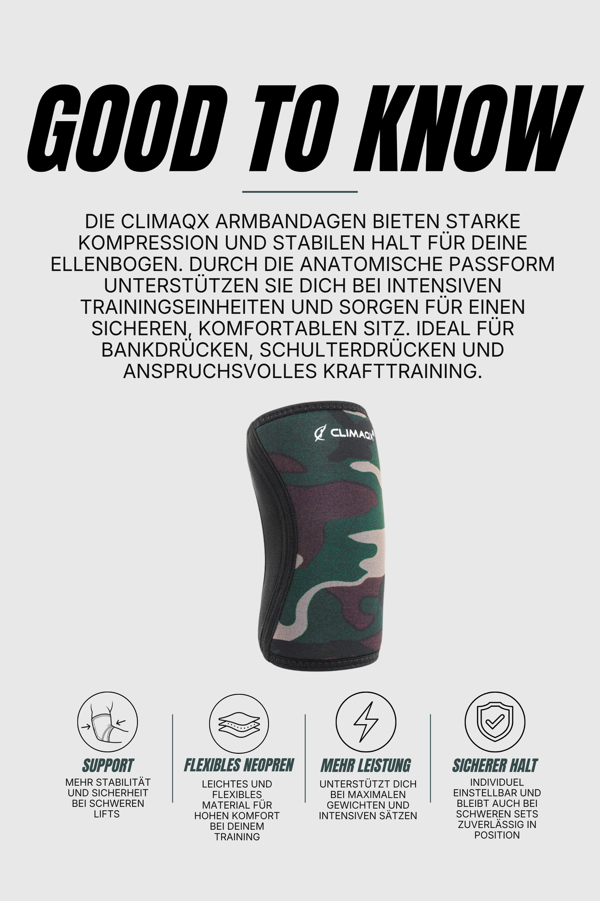 Bundle Protection Green-Camouflage – Gürtel, Knie & Arm