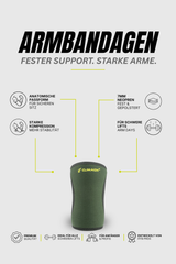 Bundle Essential Schwarz/Khaki – Grips, Knie & Arm