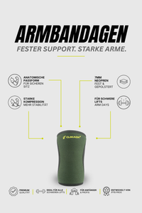 Bundle Essential Schwarz/Khaki – Grips, Knie & Arm