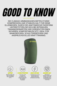 Bundle Essential Schwarz/Khaki – Grips, Knie & Arm