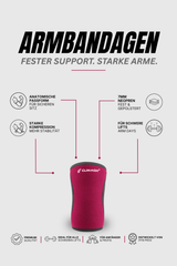 Bundle Essential Schwarz/Rot – Grips, Knie & Arm