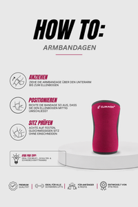 Bundle Essential Schwarz/Rot – Grips, Knie & Arm