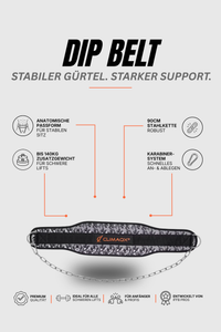 Dip Gürtel mit Stahlkette