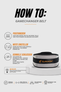 Gewichthebergürtel GameChanger Neopren XS - XL
