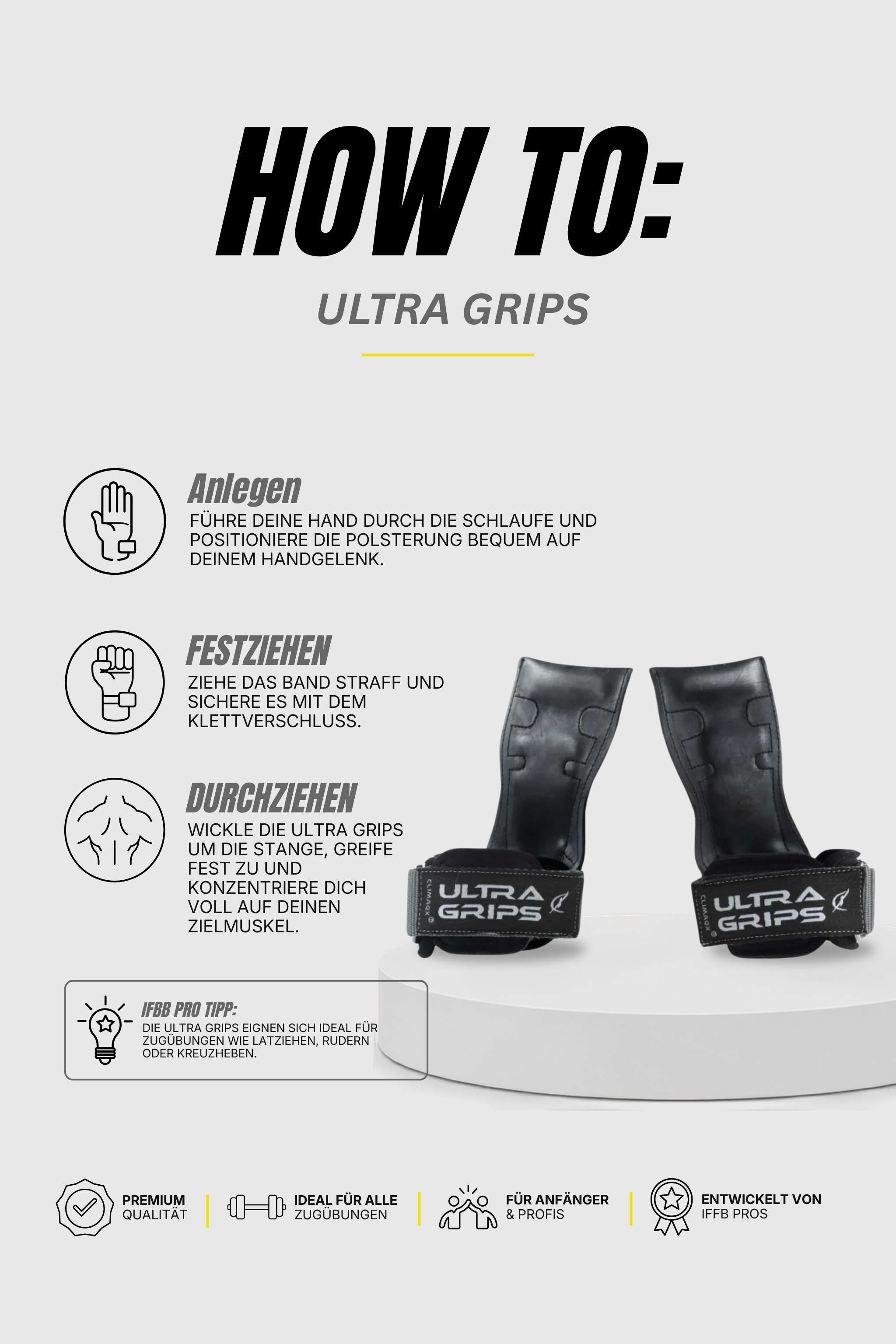 Climaqx Herren Ultra Grips