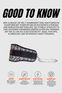 Dip Gürtel mit Stahlkette