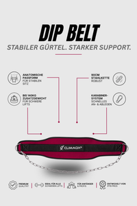 Dip Gürtel mit Stahlkette