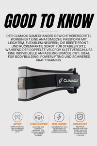 Gewichthebergürtel GameChanger Neopren XS - XL
