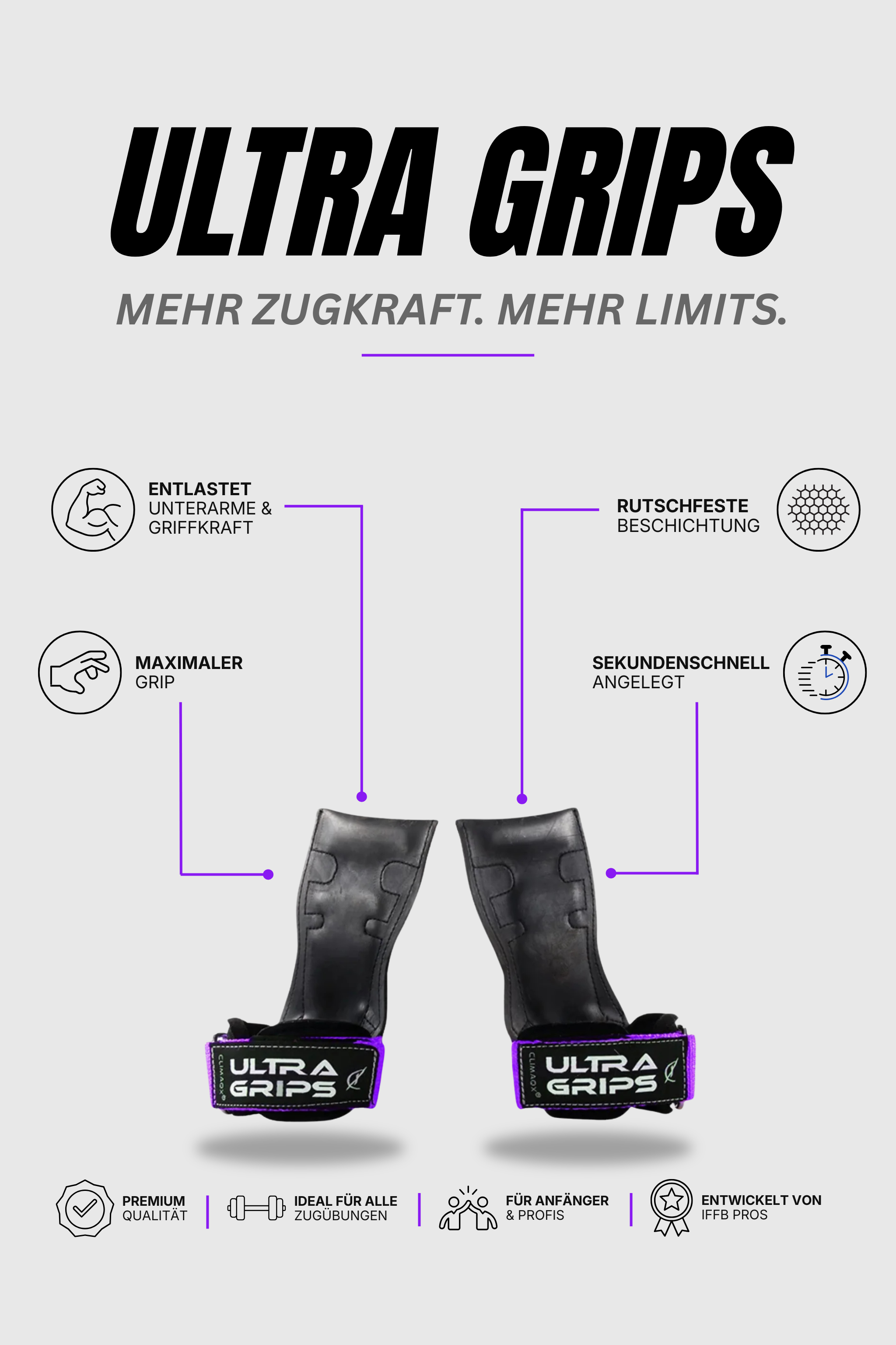 Climaqx Herren Ultra Grips