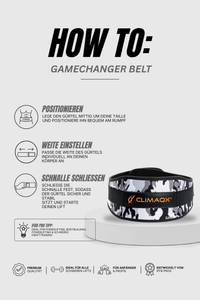 Gewichthebergürtel GameChanger Neopren XS - XL