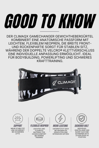 Gewichthebergürtel GameChanger Neopren XS - XL