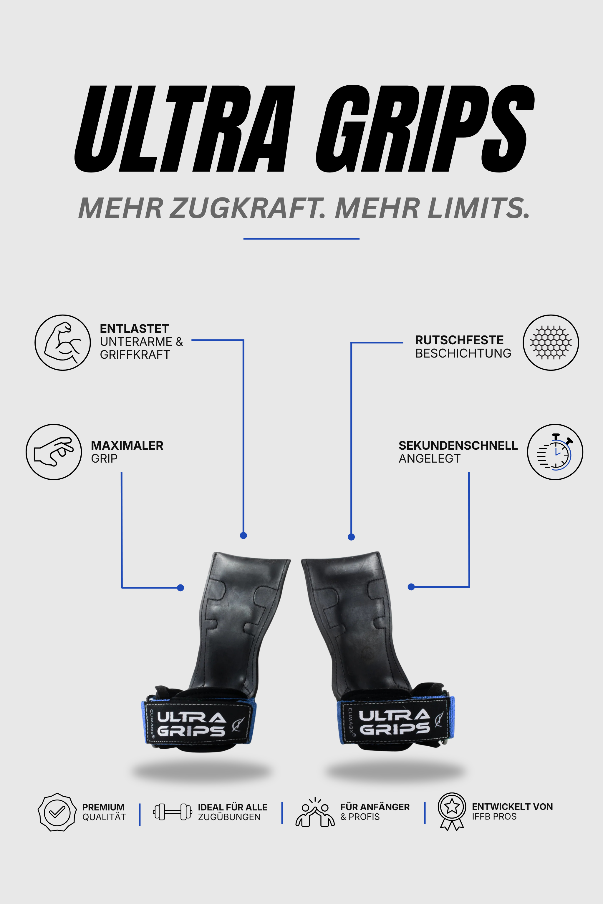 Climaqx Herren Ultra Grips