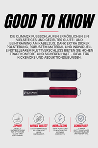 Climaqx Booty Builder Fitness Fußschlaufen