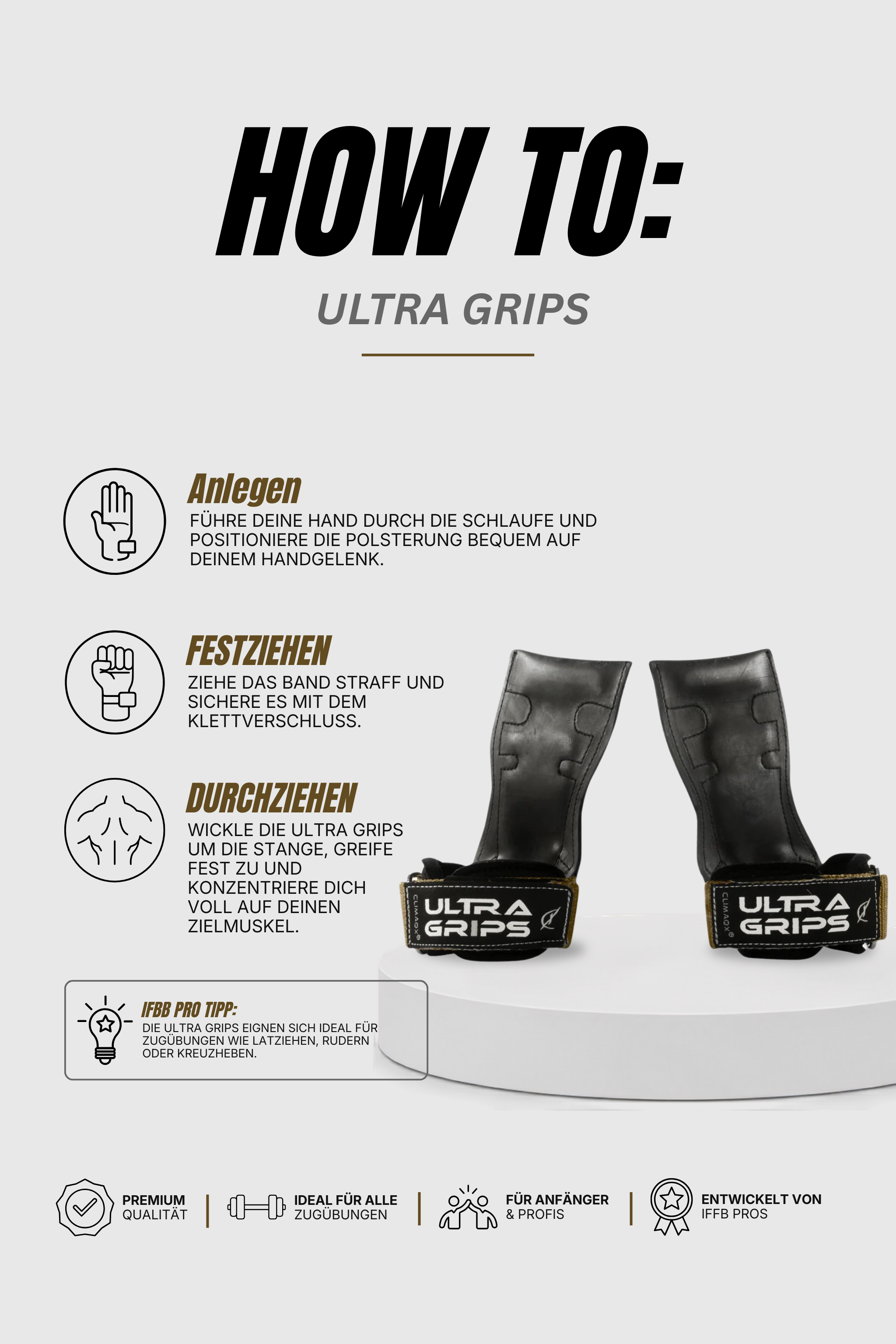 Climaqx Herren Ultra Grips