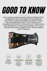 Bundle Protection Green-Camouflage – Gürtel, Knie & Arm