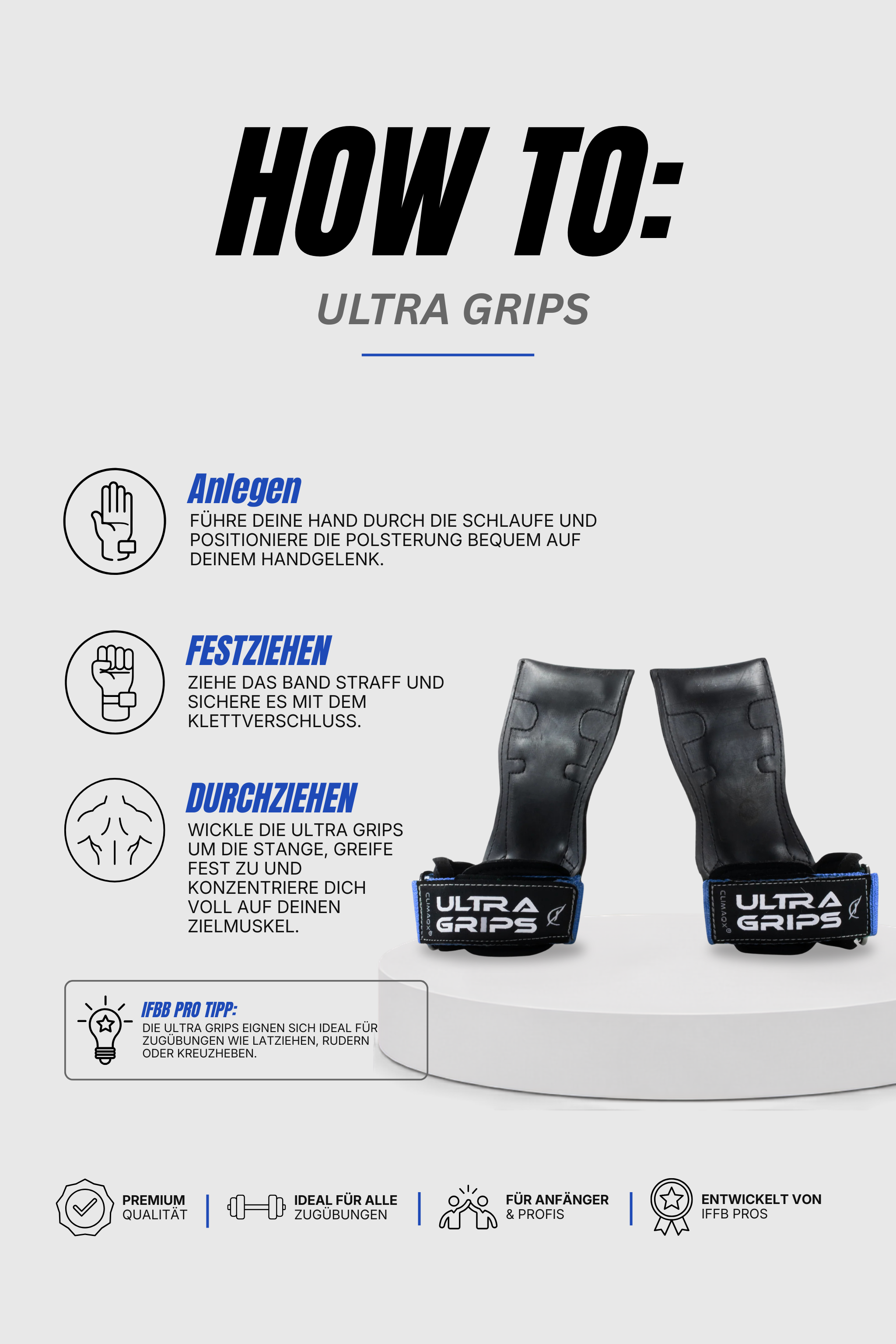 Climaqx Herren Ultra Grips