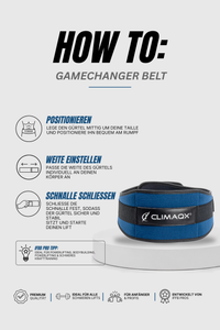 Gewichthebergürtel GameChanger Neopren XS - XL