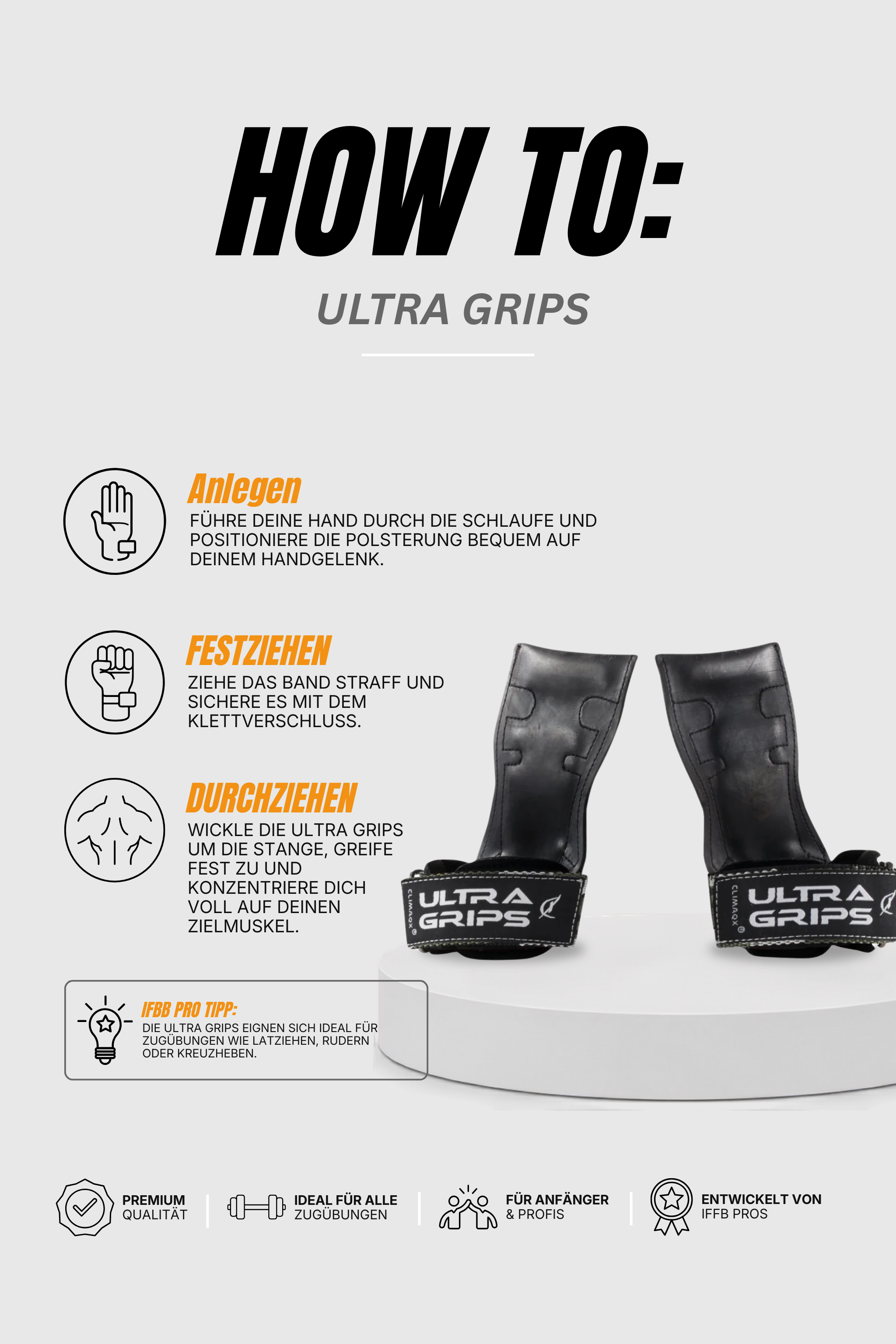 Climaqx Herren Ultra Grips