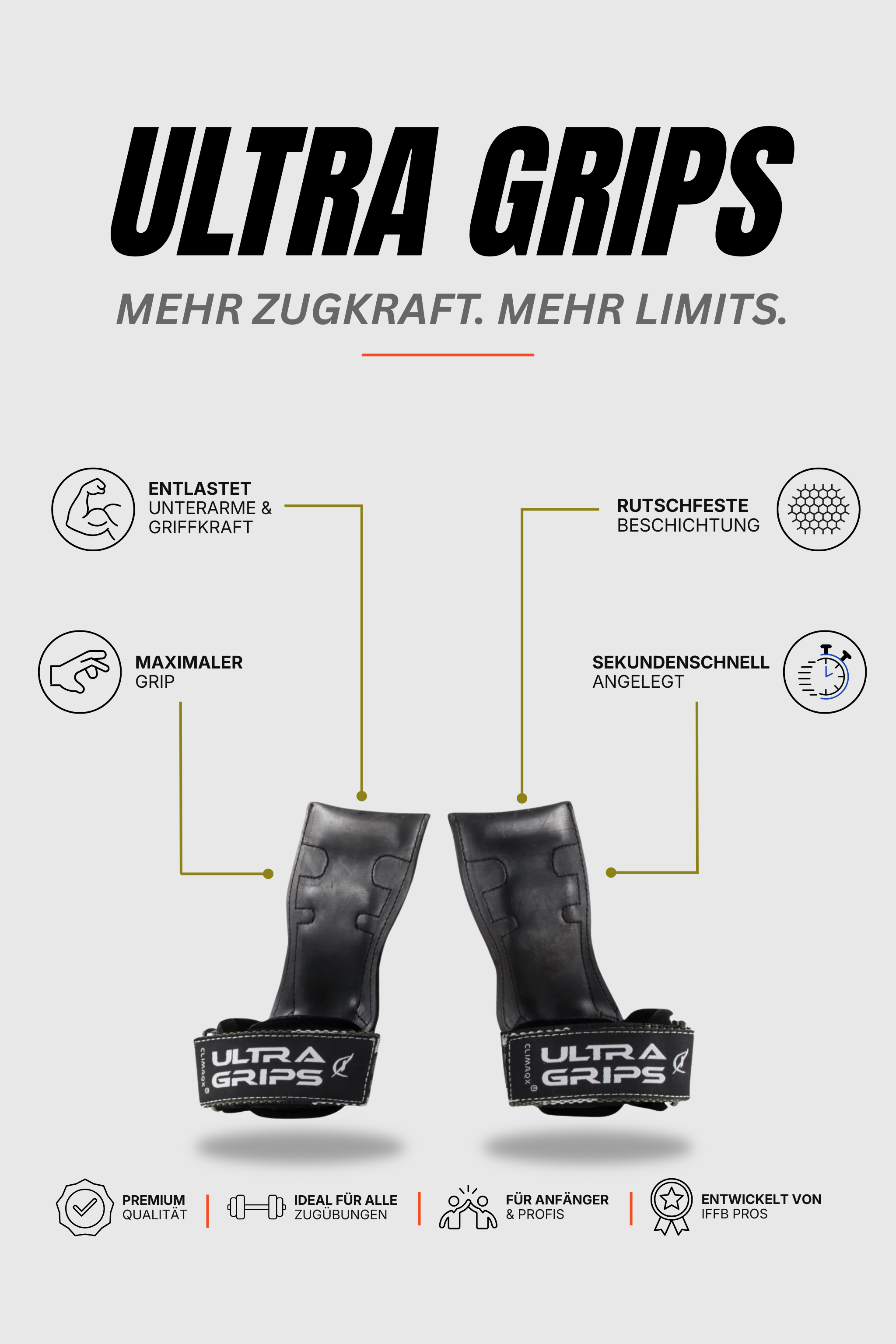 Climaqx Herren Ultra Grips