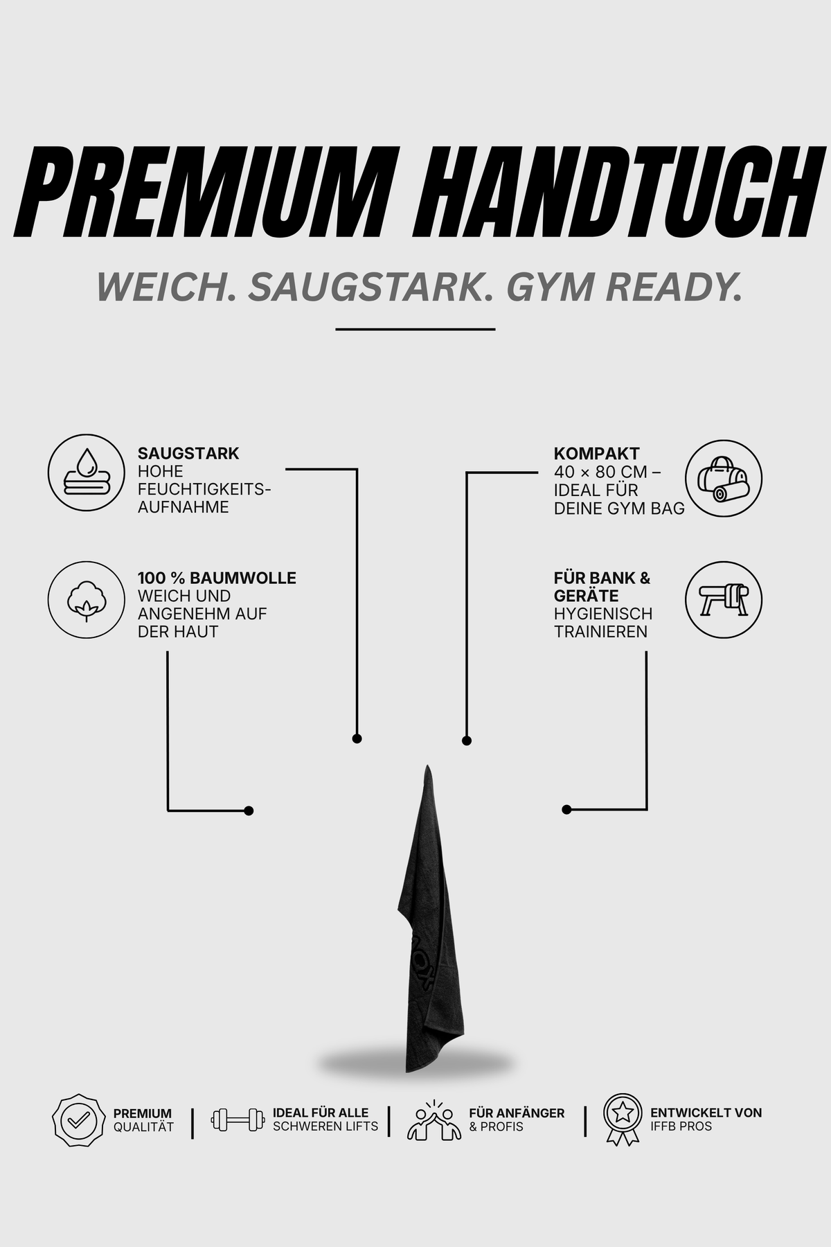 CLIMAQX PREMIUM GYM HANDTUCH