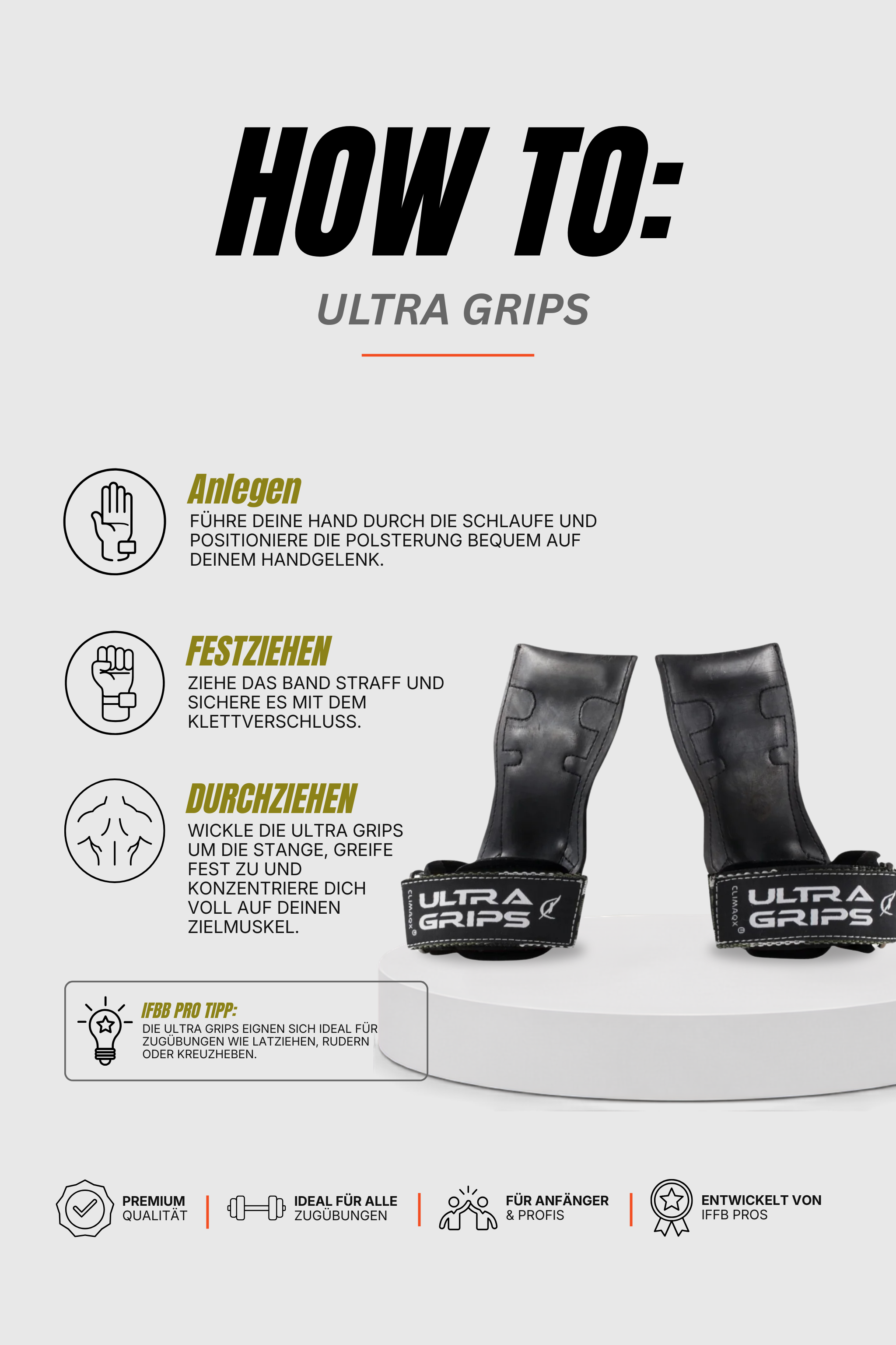 Climaqx Herren Ultra Grips
