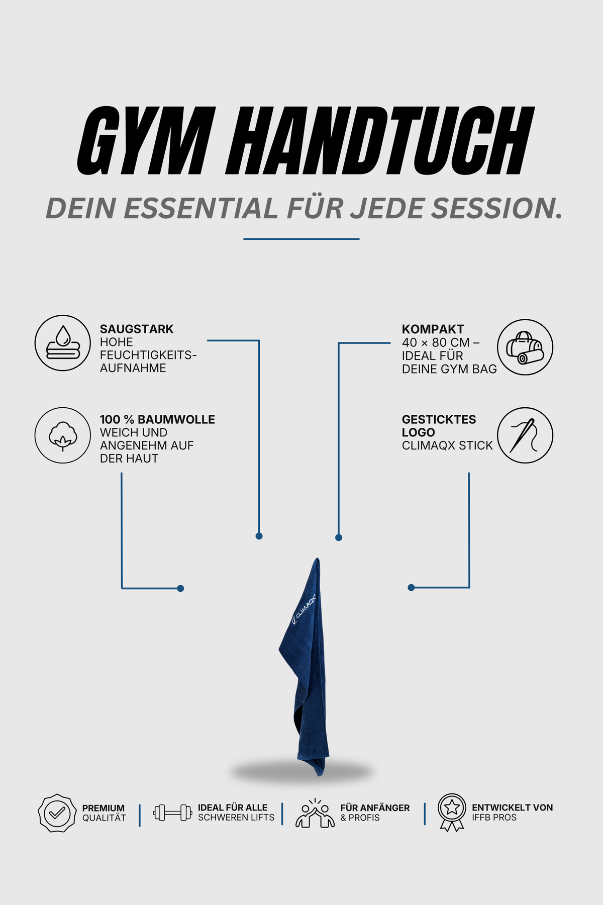 Climaqx Gym Handtuch