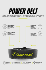 Gewichthebergürtel Power Belt Leder S - XL