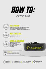 Gewichthebergürtel Power Belt Leder S - XL