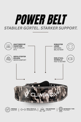 Gewichthebergürtel Power Belt Leder S - XL