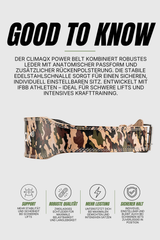 Gewichthebergürtel Power Belt Leder S - XL