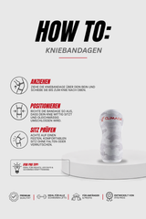 Kniebandage 2er Set für Kraftsport