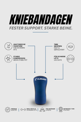 Kniebandage 2er Set für Kraftsport