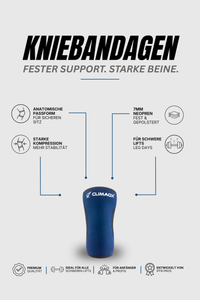 Kniebandage 2er Set für Kraftsport