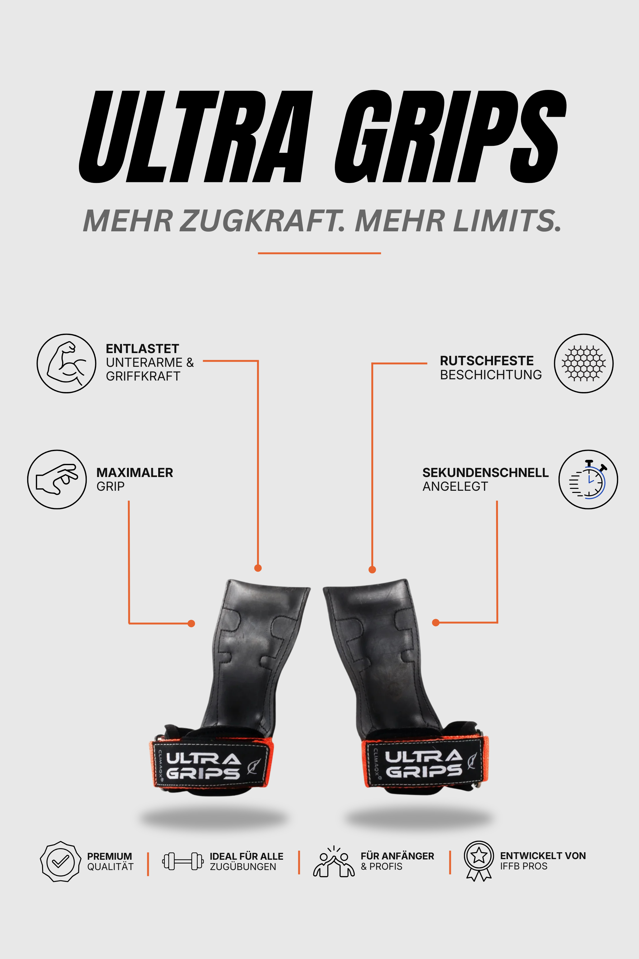 Climaqx Herren Ultra Grips